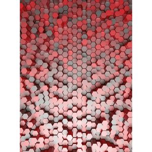 Fototapety 3D Pentagons Red DD119055 A.S. Création Designwalls