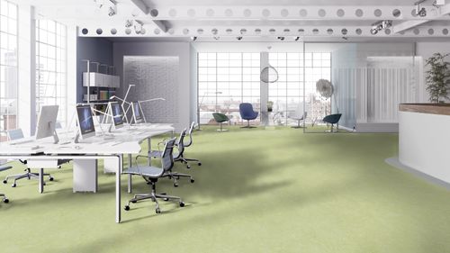 Forbo Marmoleum Real "3881 Green Wellness" (2,0 mm)