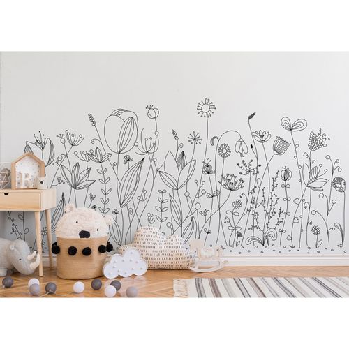 Fototapety Flowersb&w DD114862 A.S. Création XXL 5